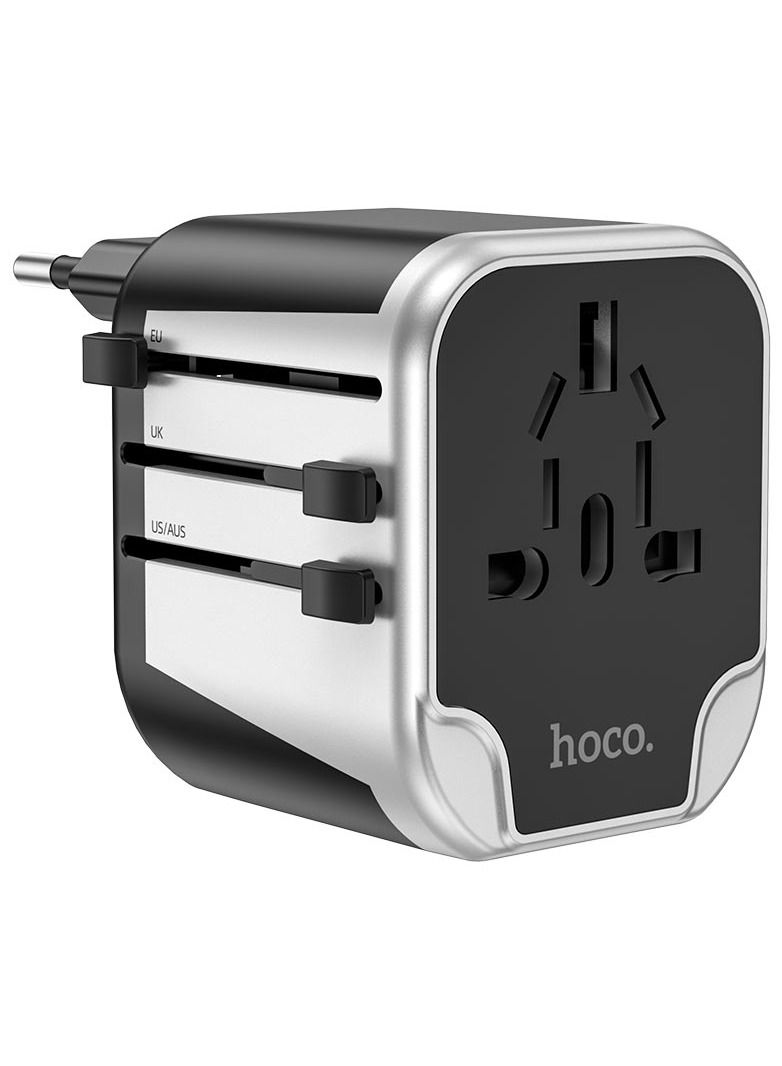 هوكو شاحن تحويل عالمي AC5 المستوى ثنائي المنفذ - Image 3