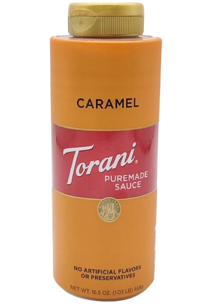 Torani Puremade Caramel Sauce, 16.5 Ounces (Pack of 4) - No Artificial Colors or Preservatives - Image 4