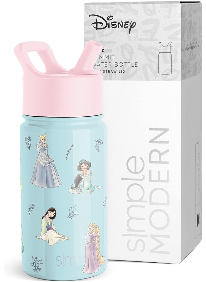 Disney Princesses Kids Water Bottle With Straw Lid | Reusable Insulated Stainless Steel Cup For Girls, School | Summit Collection | 14Oz, Princesses Royal Beauty - pzsku/ZFC898AF9B3160B2BB6BAZ/45/_/1722068779/8da5ca5e-0901-4470-a0d0-bbf9f557684b