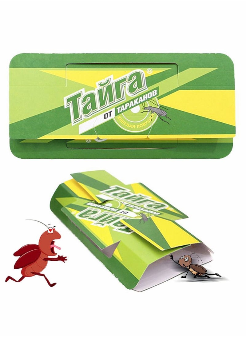 Cockroach Traps 10 Indoor Sticky Glue Catchers - Beetles Spiders Scorpions Ants Centipedes and Cockroach Traps