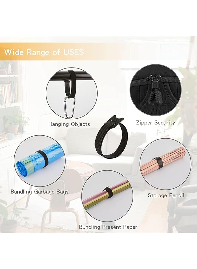 erorex 50 Pack Multi Color Cable Ties Reusable Adjustable Cable Ties For Home Office Data Center Organization - Image 2