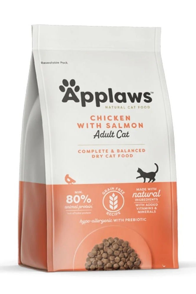 Applaws Cat Dry Food Chicken with Extra Salmon 7.5kg - Image 1