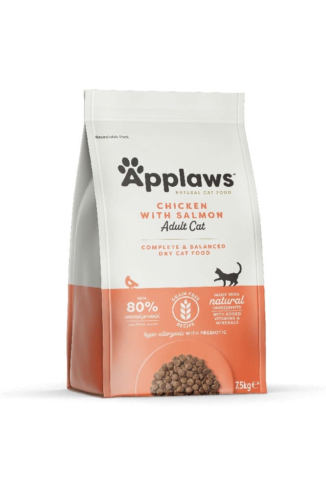 Applaws Cat Dry Food Chicken with Extra Salmon 7.5kg - Image 2
