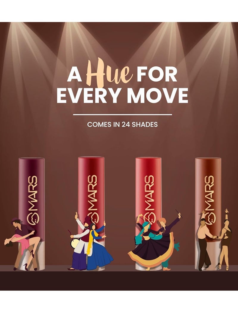 MARS Creamy Matte Long Lasting Lipstick 3.2 gm 14 Sinful Salsa - Image 2