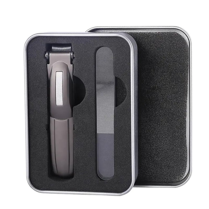 amiciCare مقص الأظافر amiciCare، مقص أظافر احترافي مع جامع أظافر تلقائي ومبرد أظافر مع ملف - Image 4