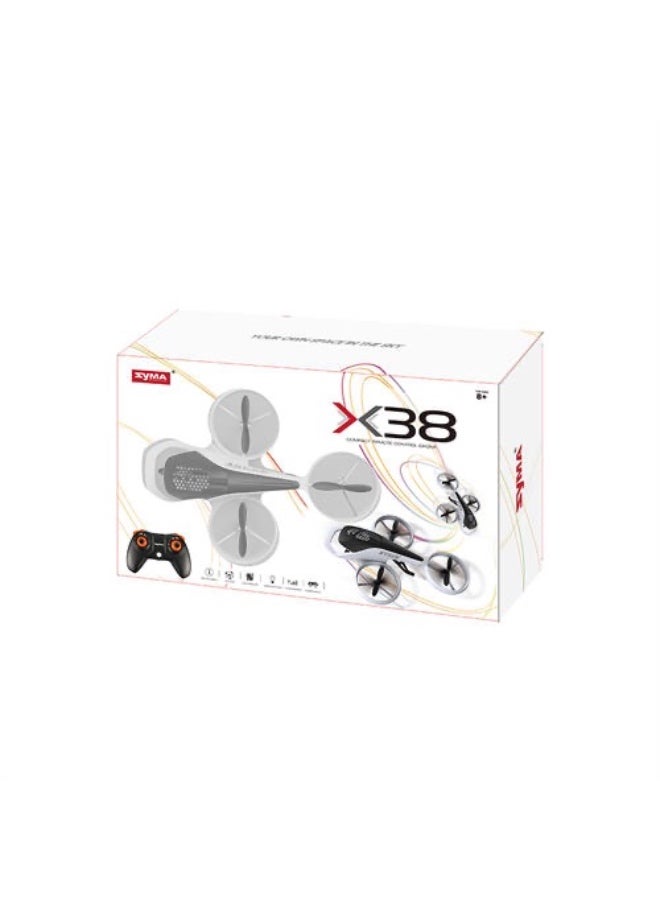 ألعاب سام طائرة درون رباعية المراوح X38-2.4G من SYMA تعمل بالتحكم عن بُعد - Image 1