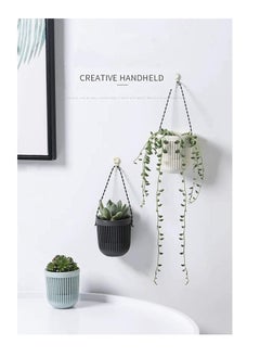 Generic Succulent Planters Pots with Drainage 6 Pack 3.5‘’ Two-Piece Succulent Planters Pots with Drainage, Flexible Removable Handle Planting Pots Flower Pots Small Planter Pots for Mini Plants  - Image 2