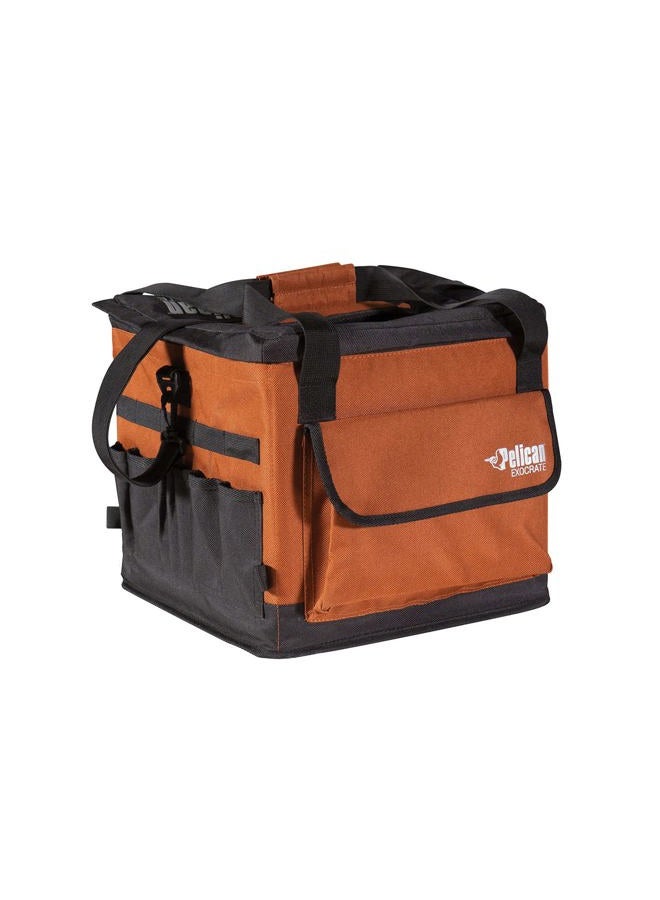 Pelican Exocrate Fishing Bag - Large Saltwater Resistant Kayak Fishing Tackle Bag - 13" x 13" - Image 1