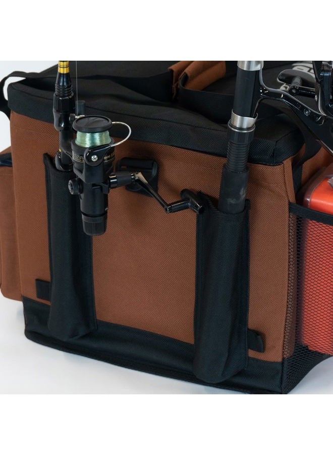 Pelican Exocrate Fishing Bag - Large Saltwater Resistant Kayak Fishing Tackle Bag - 13" x 13" - Image 5
