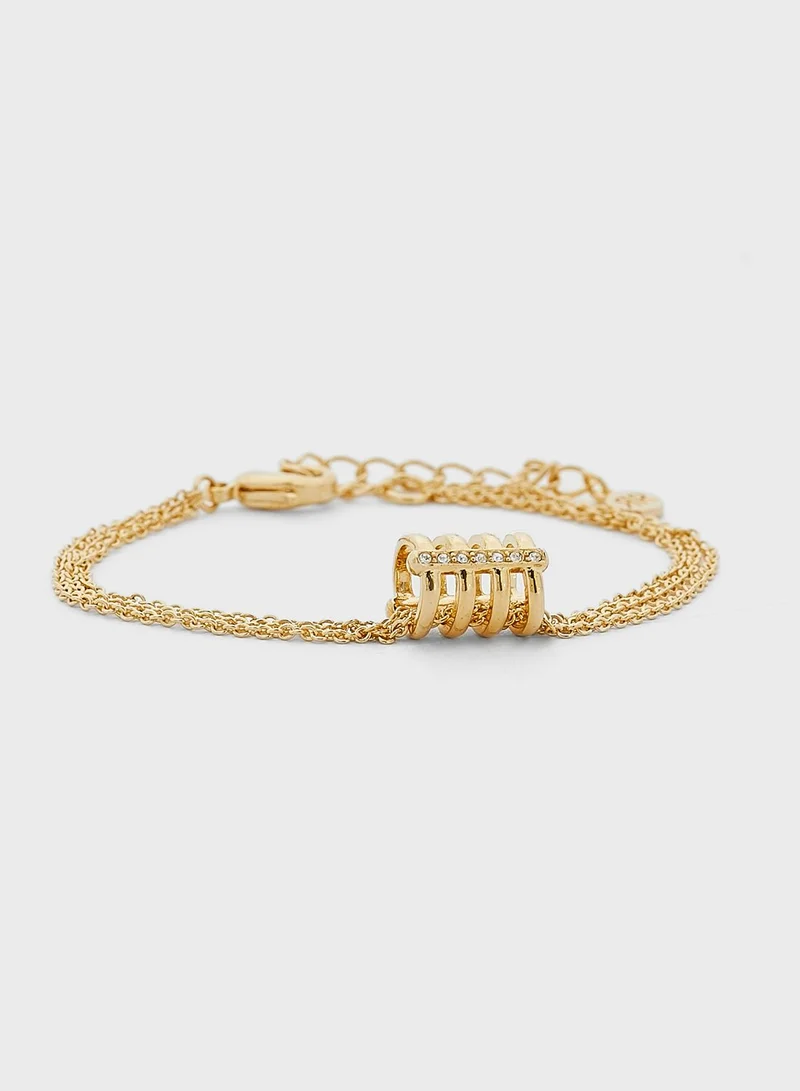 CERRUTI 1881 Ring Detail Chain Bracelet