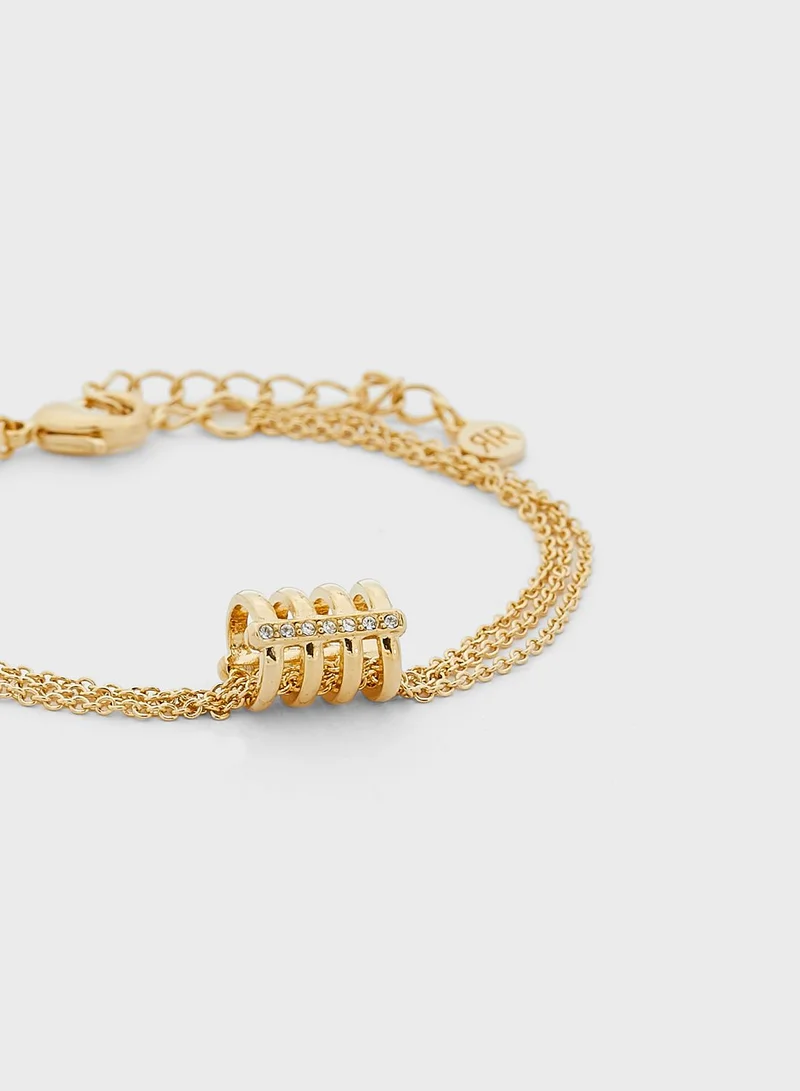 CERRUTI 1881 Ring Detail Chain Bracelet