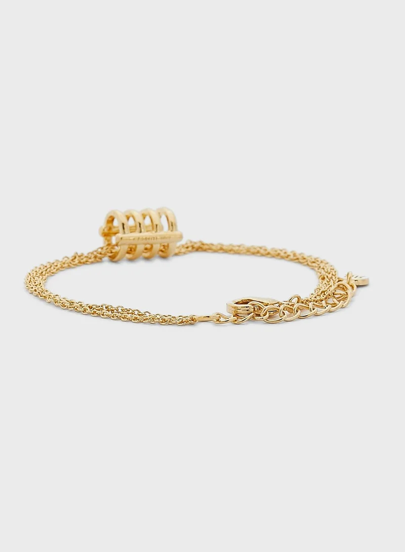 CERRUTI 1881 Ring Detail Chain Bracelet