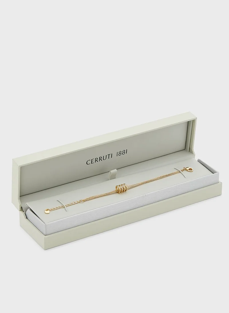 CERRUTI 1881 Ring Detail Chain Bracelet