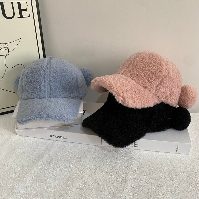 Plush Trapper Hat Women Winter  Warm Ear Protection Hat Faux Fur - Image 3