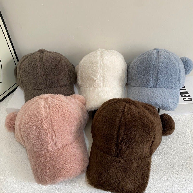 Plush Trapper Hat Women Winter  Warm Ear Protection Hat Faux Fur - Image 2