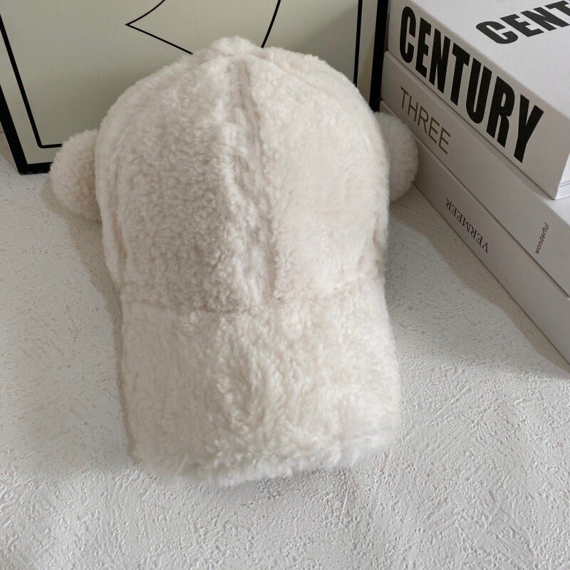 Plush Trapper Hat Women Winter  Warm Ear Protection Hat Faux Fur - Image 1