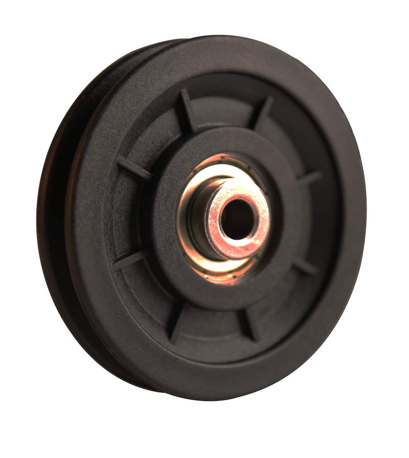 LFJ 90mm/3.5" Nylon Bearing Pulley Wheel Replacement for Gym Equipment Part Cable Machine (2 PCS) - Image 5