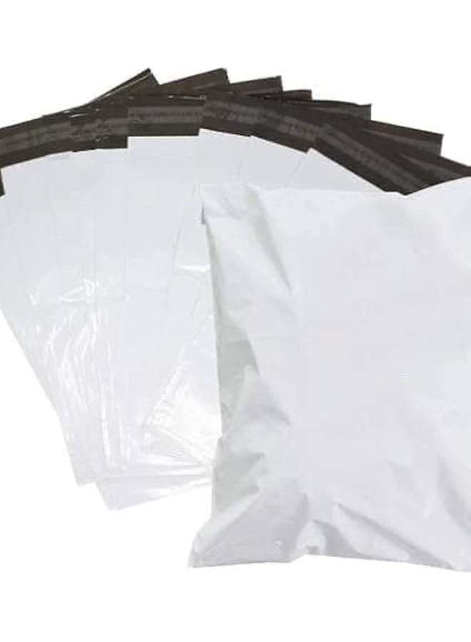 مارك أكياس ظرف بولي ميلرز 100 قطعة مقاس 32 سم × 45 سم لون أبيض - Image 1