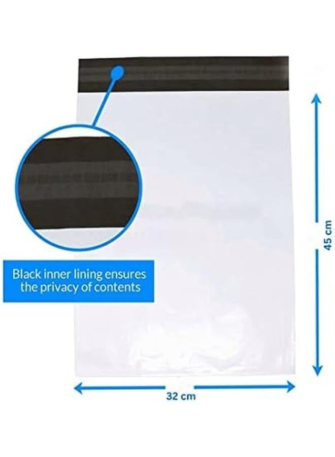 مارك أكياس ظرف بولي ميلرز 100 قطعة مقاس 32 سم × 45 سم لون أبيض - Image 3