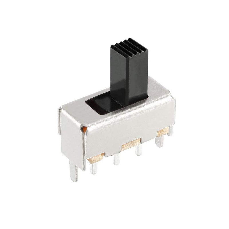 DOUKI 20PCS High Knob Vertical Slide Switches 1P2T SPDT 3 Pin 2 Position DC50V 0.5A 5mm SS12F44 Micro Slide Switch for Arduino with 3 Pin 3mm SK12D07VG3 Slide Switch - Image 3