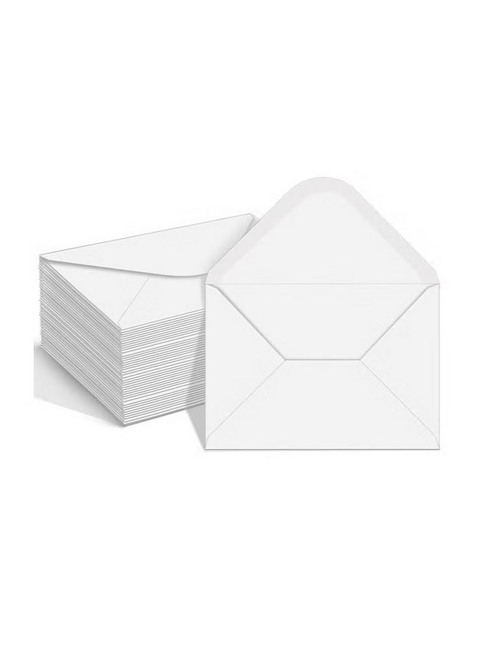 Pack of 25 Pack Envelops for Invitations, White Envelops, Postcard Envelops, Photo Envelops, Used for Graduation, Wedding, Baby Shower - Image 1