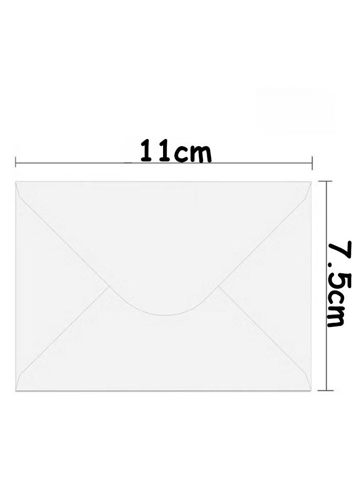 Pack of 25 Pack Envelops for Invitations, White Envelops, Postcard Envelops, Photo Envelops, Used for Graduation, Wedding, Baby Shower - Image 2