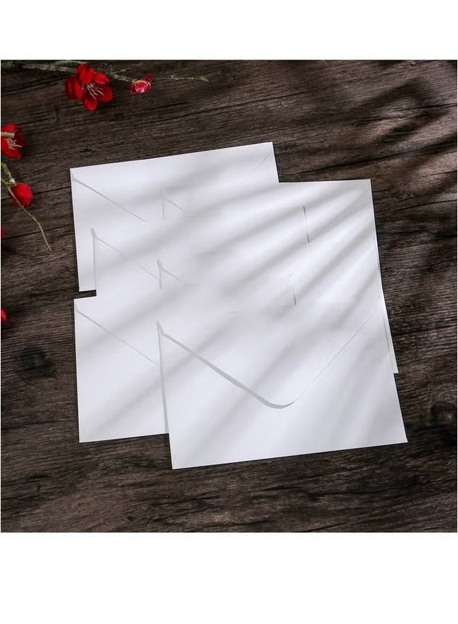 Pack of 25 Pack Envelops for Invitations, White Envelops, Postcard Envelops, Photo Envelops, Used for Graduation, Wedding, Baby Shower - Image 3