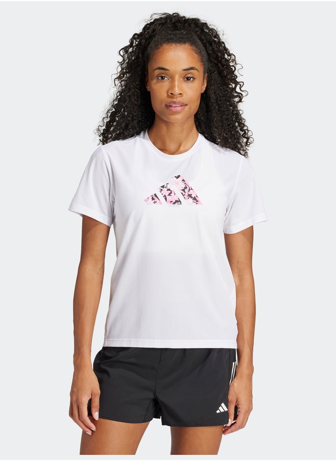 Adidas Running Supernatural Flora Graphic T-Shirt  - Image 1