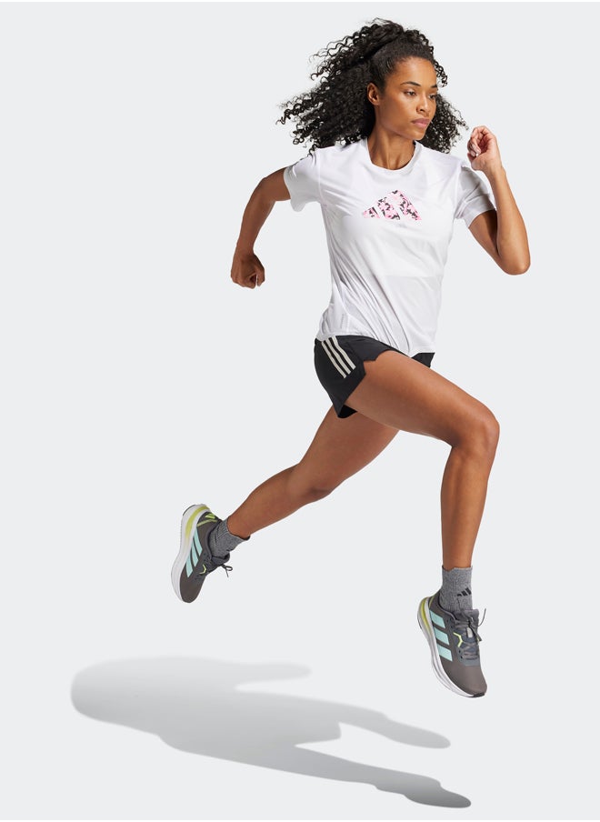 Adidas Running Supernatural Flora Graphic T-Shirt  - Image 4