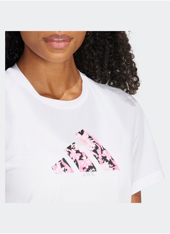 Adidas Running Supernatural Flora Graphic T-Shirt  - Image 5