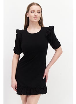 Miss Selfridge Women Petite Mini Dress, Black  - Image 1