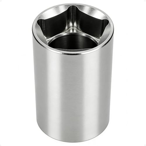 EVRBUL 13/16" Penta Socket 1/2" Drive, 5-Point Utility Tool for Fire Hydrant & Water Meter Valve, Rounded Design, 304 Stainless Steel - Image 1
