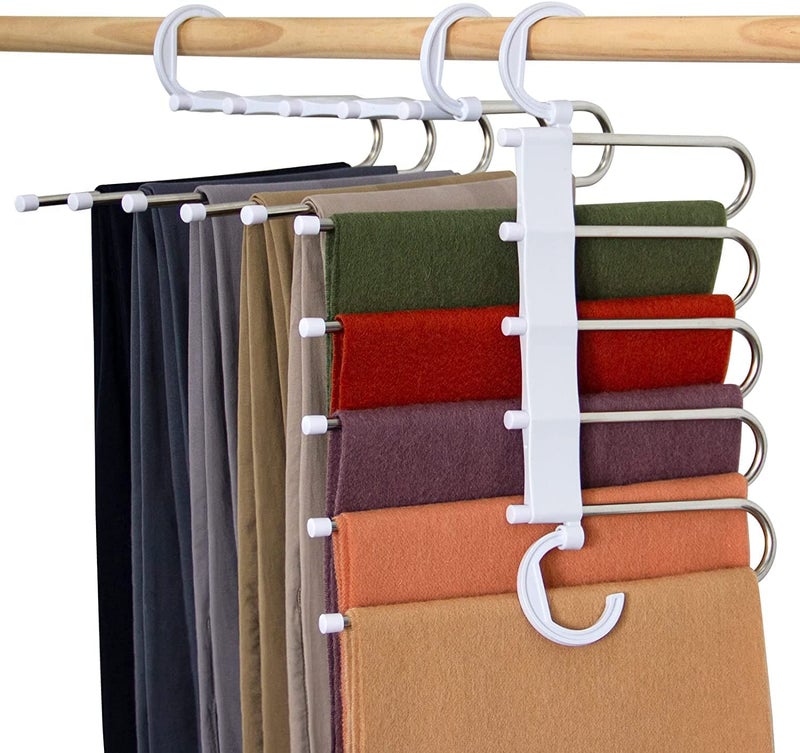 Blairmore Plastic Clothes Hangers Dry Wet Hangers Space Saving Clothes Hangers, Plastic Hangers with Non-Slip Pads Clothes, Suit Hangers Heavy Duty Coat (1, Simpley) - Image 1