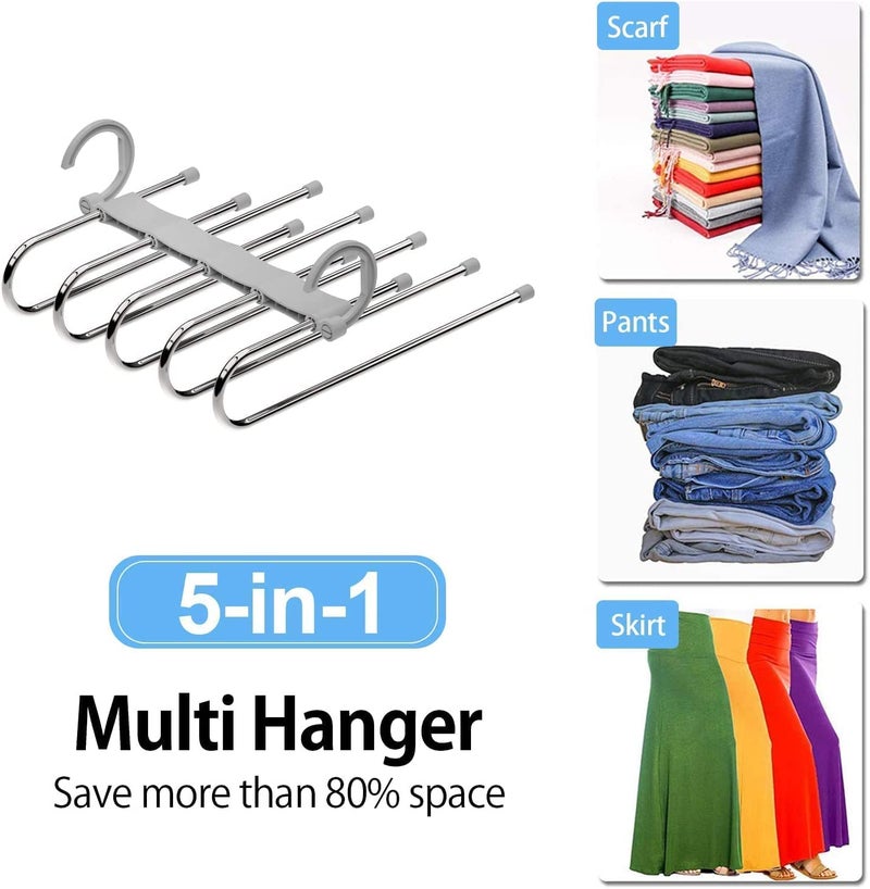 Blairmore Plastic Clothes Hangers Dry Wet Hangers Space Saving Clothes Hangers, Plastic Hangers with Non-Slip Pads Clothes, Suit Hangers Heavy Duty Coat (1, Simpley) - Image 5