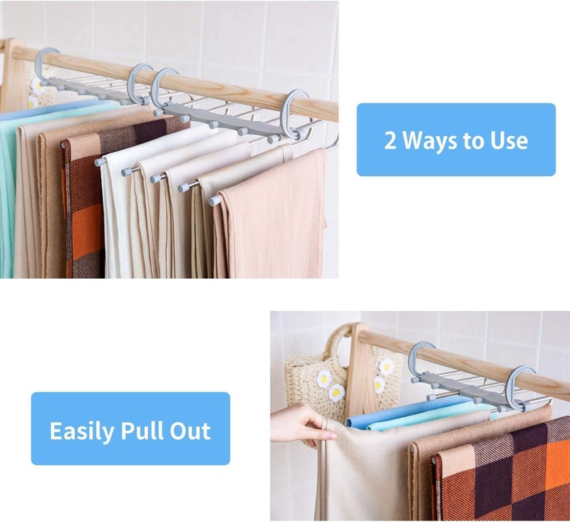 Blairmore Plastic Clothes Hangers Dry Wet Hangers Space Saving Clothes Hangers, Plastic Hangers with Non-Slip Pads Clothes, Suit Hangers Heavy Duty Coat (1, Simpley) - Image 4