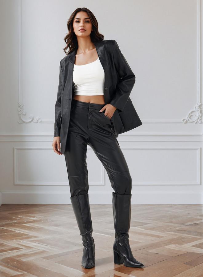 ايكونيك جاكيت أيقوني بأزرار وجيوب - Image 2