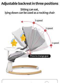 CoddleBaby Baby Swing for Infants – Electric Portable Swing with Music, 5 Speeds, Remote Control & Timer, 5-Point Harness, Washable Seat, Newborn Soothing Rocker for Indoor & Outdoor Use  - Image 3
