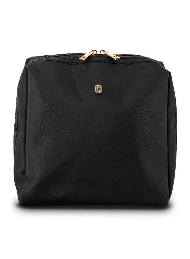 Samsonite Everyday Travel Bag - Polyester Body with Full Zip Around Opening - Spacious Main Compartment & 4 Interior Slip Pockets - Perfect For Everyday Essentials, Cosmetics, Toiletries, Tech - Black - Image 3