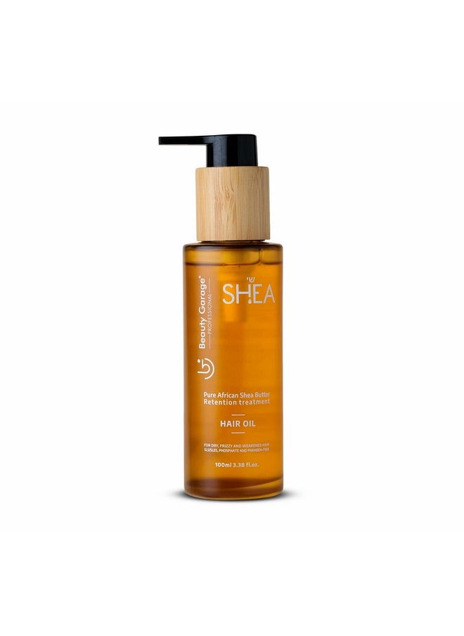 Beauty Garage Pure African Shea Retention Treatment Hair Oil 100Ml  - Image 1