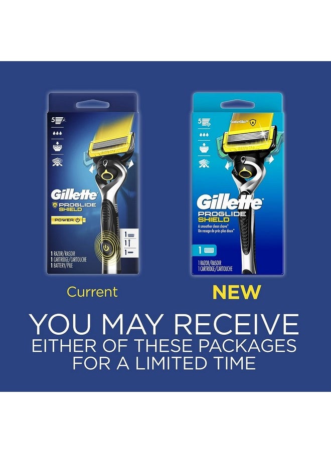 Gillette - Proglide Shield Razor For Men Handle + 1 Blade Refill - Image 1