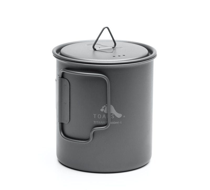 TOAKS LIGHT Titanium 450ml Cup with Lid (ultralight version) - Image 2