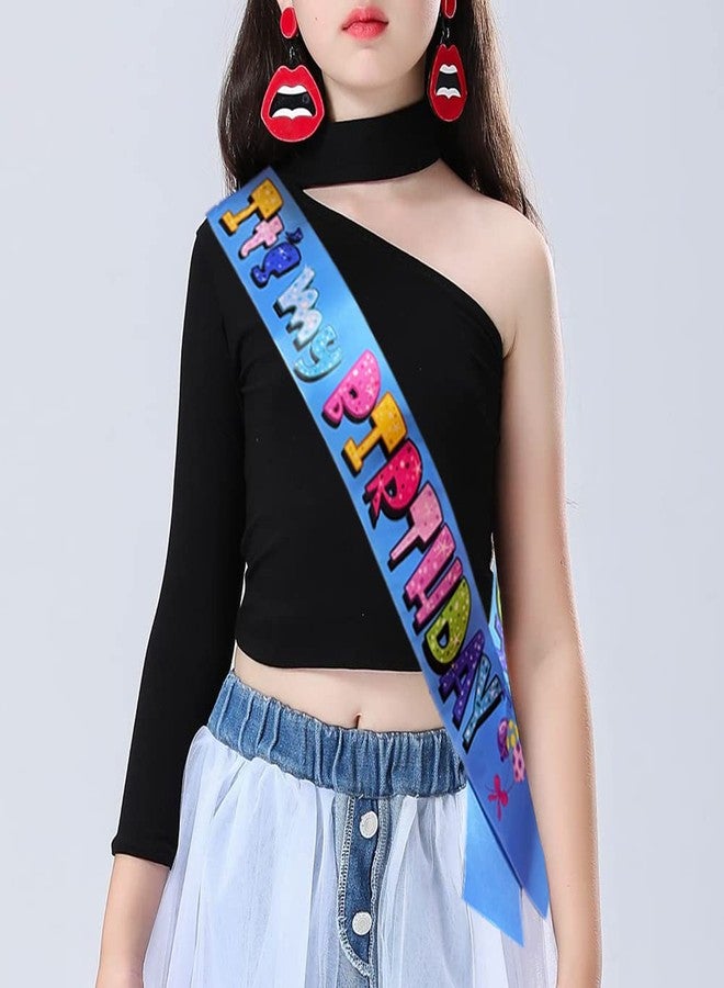 WLWLGLUCK WLWLG 'It's My Birthday' Sash for Kids - Multicolor Birthday Sash for Girls & Boys - Party Decorations & Supplies - Image 4