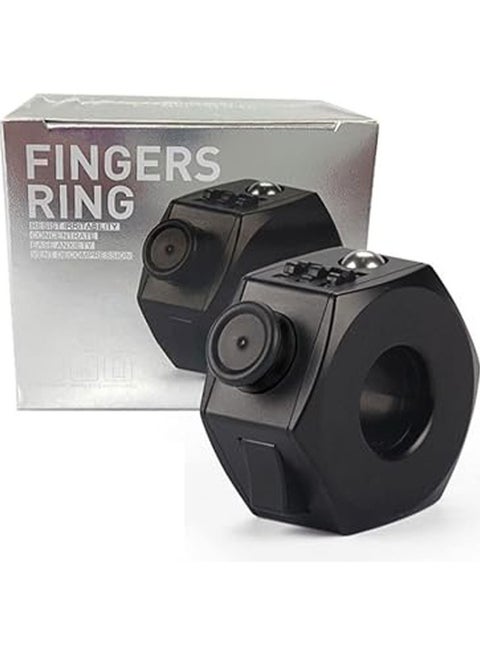 Fidget Toy Sensory Cube Toy - Cube Toy with Click Ball - Decompression Ring Fidget Finger Toy for ADD ADHD Stress Relief for Adults