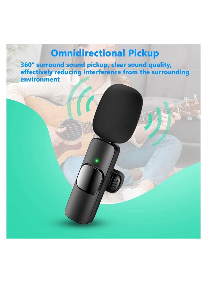Wireless Microphone Lavalier for Android Smartphone - USB-C Wireless Lapel Microphone Plug-Play Mini MIC for TikTok YouTube Vlog. - Image 4