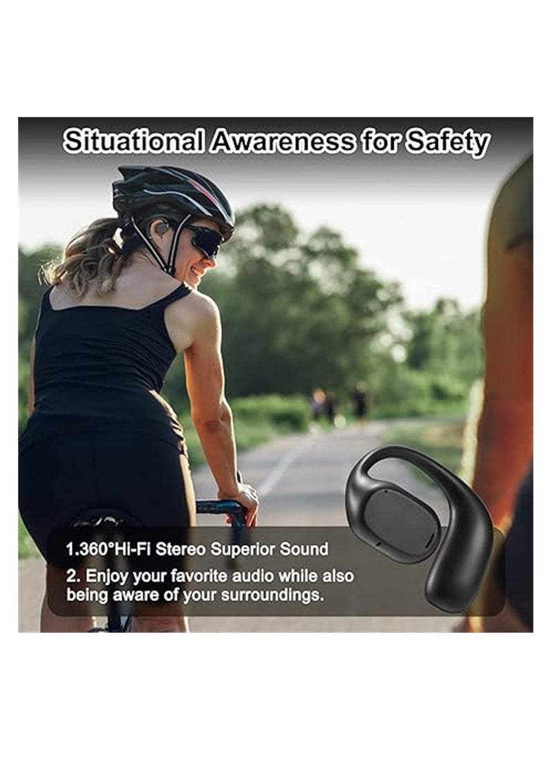 KASTWAVE - Open Ear Headphones, VG332 2023 Version, with Dual 16.2mm Dynamic Drivers Deep Bass, Air Conduction Headphones Bluetooth 5.3 Touch Control Wireless Earbuds, Up to 16 Hours Playtime - Image 1