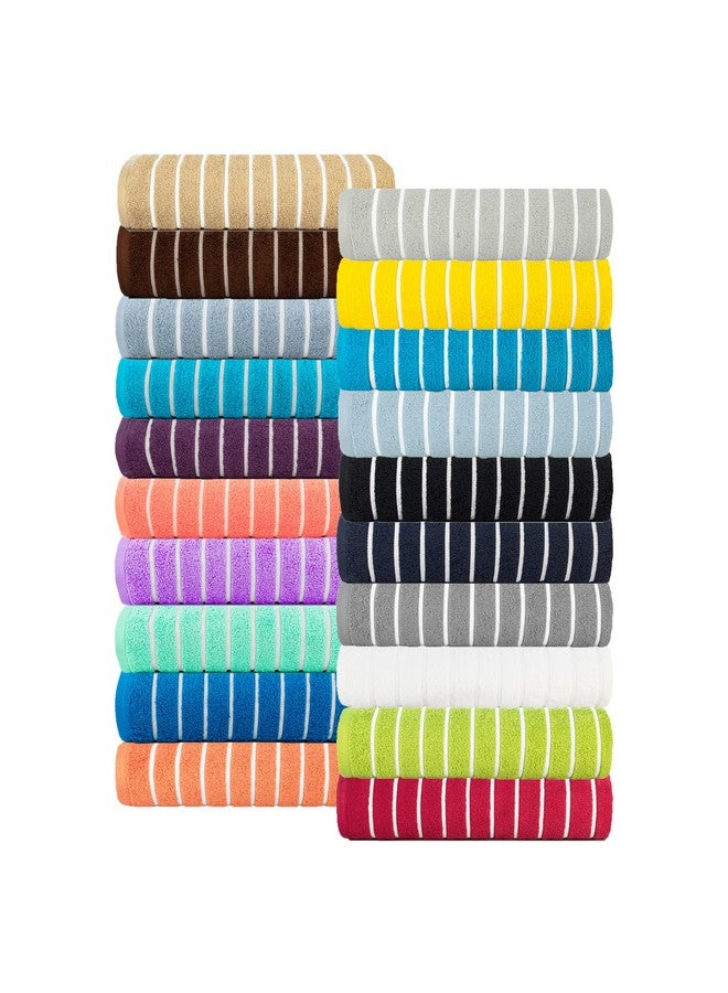 Casa Copenhagen ES Collection, Germany Design - Ecstatic SuperSoftCollection 100% Super SoftCotton 10 Piece FaceTowelSet (Size:30x30cm) - Multi Color - Image 1