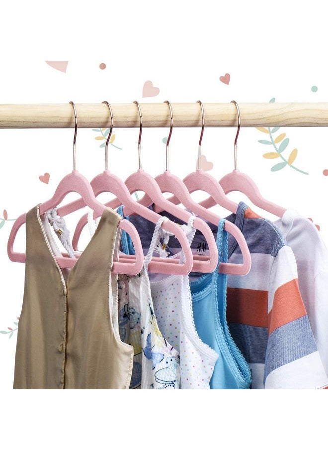 STAR WORK STAR WORK - Velvet Hangers Non-Slip Velvet Hangers Premium Suit Hangers Ultra Thin Space Saving 360 Degree Swivel Hook Clothes Hangers Velvet for Suits,Coats,Jackets,Pants,Dress (Peach, Pack of 20)  - Image 3