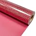 MerryMade Red Glitter Heat Transfer Vinyl 12 x 8 ft HTV for Shirts Glitter HTV for All Cutter Machine Easy to Cut Weed for Heat Vinyl Design Red - Image 2