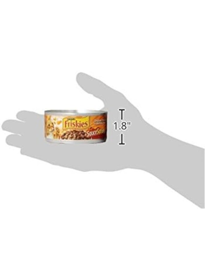 Friskies طعام قطط رطب فريسكيز بيورينا مع صلصة إضافية - (24) علبة 5.5 أونصة - Image 3