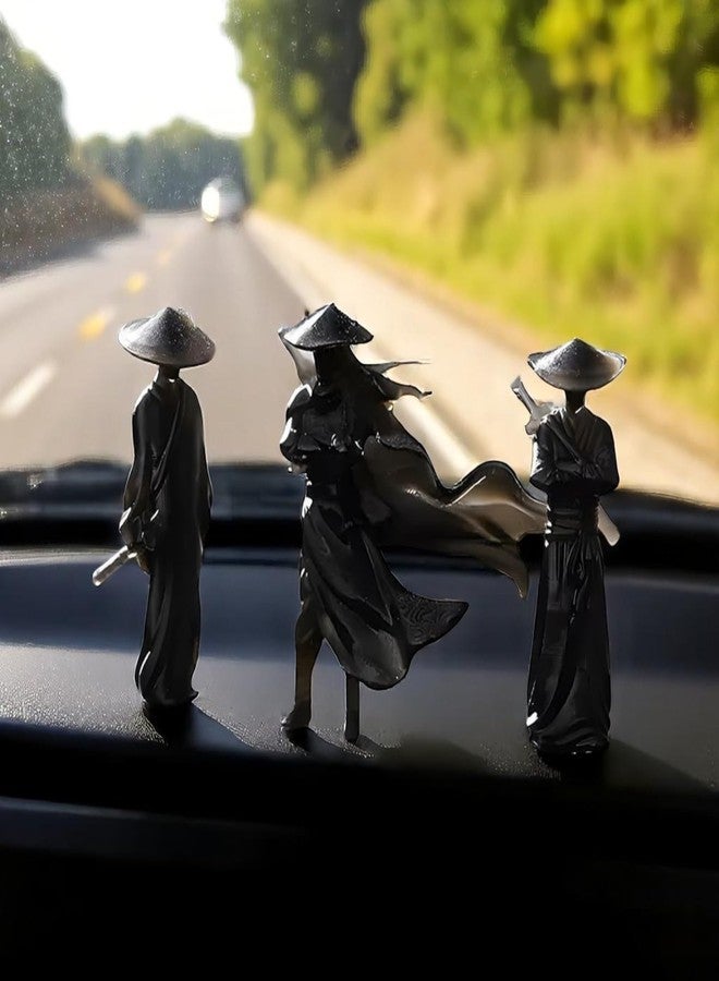 YOURKARTS.COM 3Pcs 3inch Youxia Ornaments for Car Dashboard, Office Desk, Home Decor - Image 1